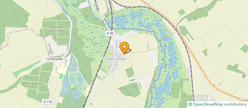 localisation de l'entreprise EURL ISABELLE ROUZIER  FOUENCAMPS