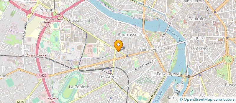 localisation de l'entreprise EURL ISAFLEURS à TOULOUSE