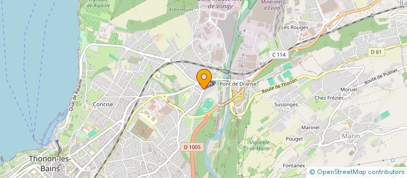localisation de l'entreprise EURL   ISO NEUF à THONON-LES-BAINS