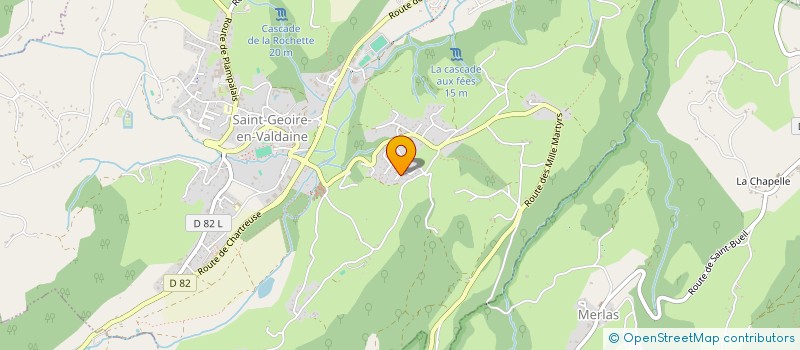 localisation de l'entreprise EURL ISO PRO FRANCE  SAINT-GEOIRE-EN-VALDAINE