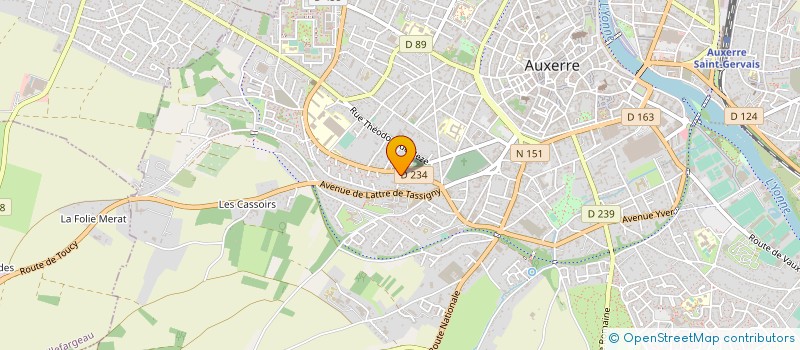 localisation de l'entreprise EURL ISOL NATUREL  APPOIGNY