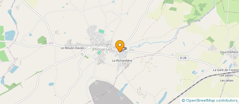 localisation de l'entreprise EURL ISOTHERM à COULONGES-THOUARSAIS