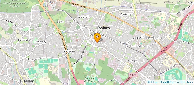 localisation de l'entreprise EURL ITHOS  EYSINES