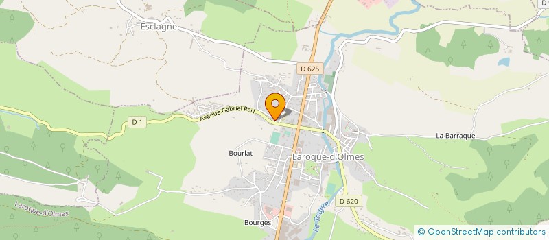localisation de l'entreprise EURL J.B.M.A à LAROQUE-D'OLMES