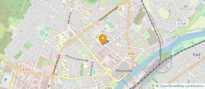 localisation de l'entreprise EURL J B P à THIONVILLE