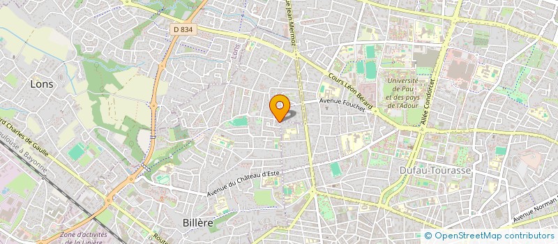 localisation de l'entreprise EURL J. DELAUNAY à BILLERE