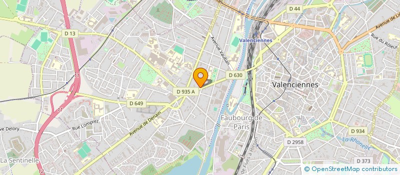 localisation de l'entreprise EURL J.F.T.  VALENCIENNES