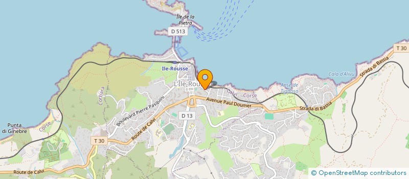 localisation de l'entreprise EURL J.J.C. à L'ILE-ROUSSE