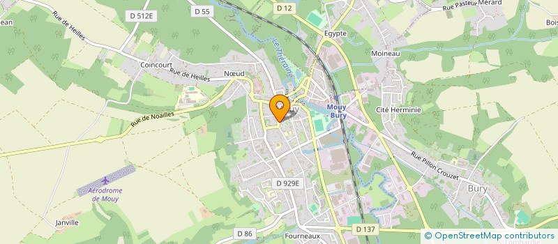 localisation de l'entreprise EURL  J.J.P  MOUY