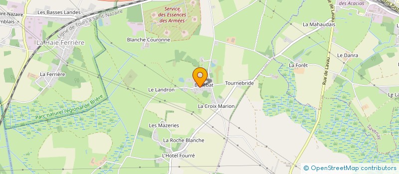 localisation de l'entreprise EURL J.L.M SERVICE  LA CHAPELLE-LAUNAY