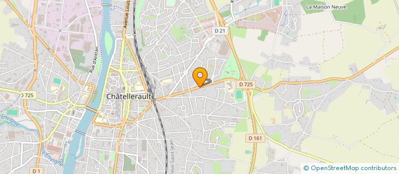 localisation de l'entreprise EURL J&M FORMATION ET CONSEIL à CHATELLERAULT