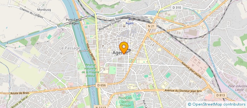 localisation de l'entreprise EURL J M S EUROPE à AGEN