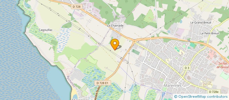 localisation de l'entreprise EURL J.NAUTIC  MARENNES-HIERS-BROUAGE