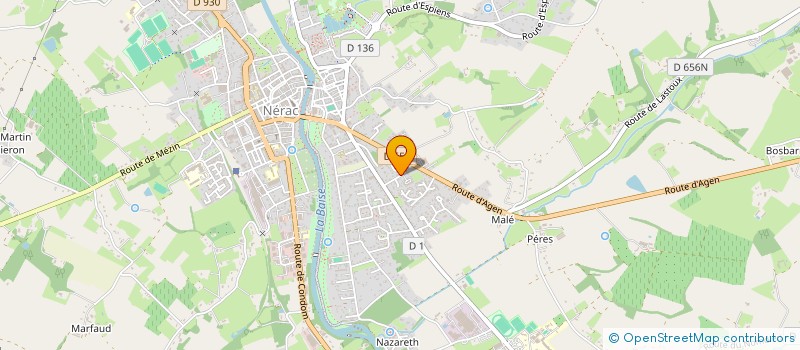 localisation de l'entreprise EURL J ROLLET  NERAC