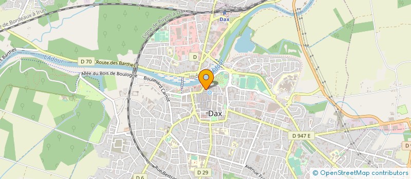 localisation de l'entreprise EURL JACEA à DAX