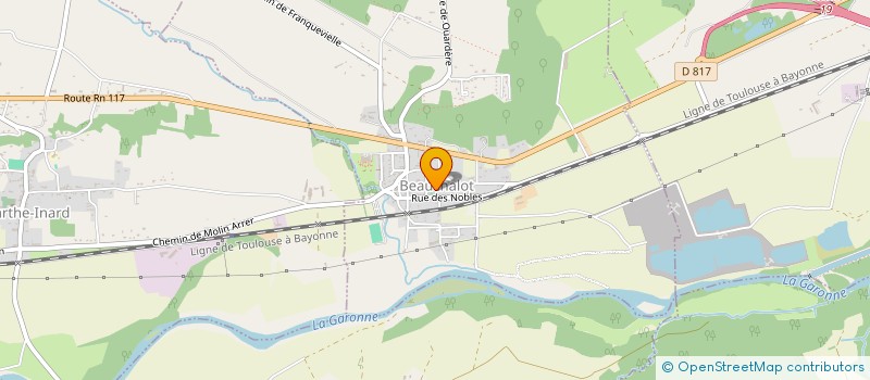 localisation de l'entreprise EURL JACQUES PHOTOVOLTAIQUE  BEAUCHALOT