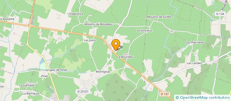 localisation de l'entreprise EURL JACQUES SOULARD à BLAYE