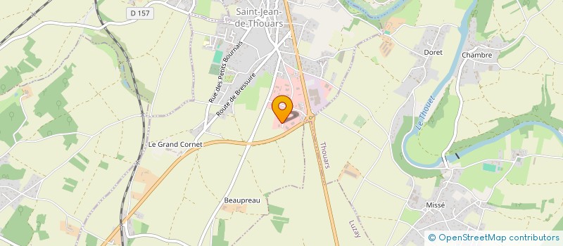 localisation de l'entreprise EURL JACQUET à SAINT-JEAN-DE-THOUARS