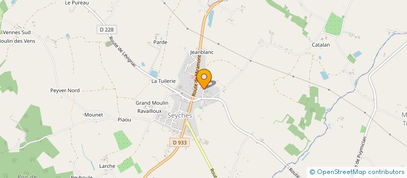 localisation de l'entreprise EURL JACQUI SORET  SEYCHES