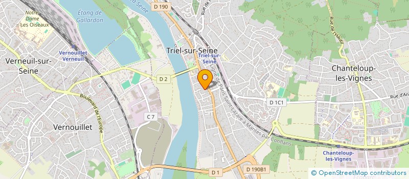 localisation de l'entreprise EURL JAP  TRIEL-SUR-SEINE