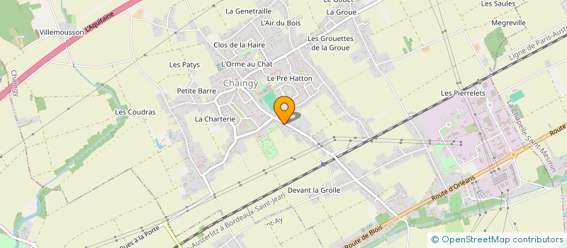 localisation de l'entreprise EURL JARDIN D'IDEES à CHAINGY