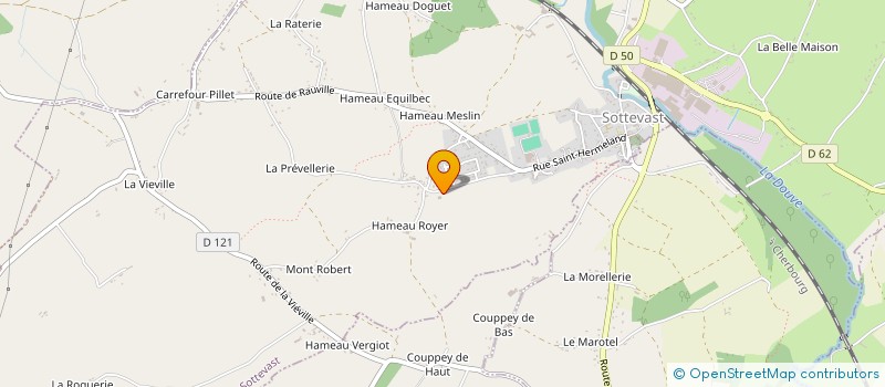 localisation de l'entreprise EURL JARDINS DU BOCAGE  SOTTEVAST