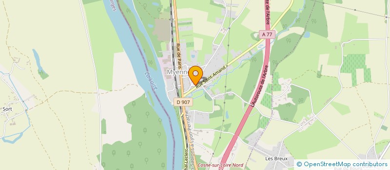 localisation de l'entreprise EURL JAV AUTO PRESTIGE à MYENNES