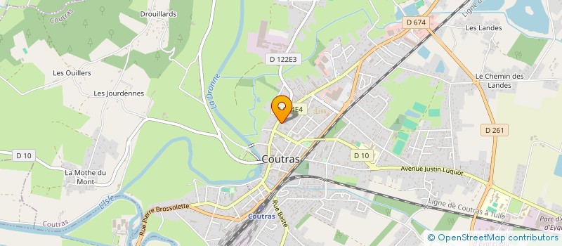 localisation de l'entreprise EURL JBD STORE  COUTRAS