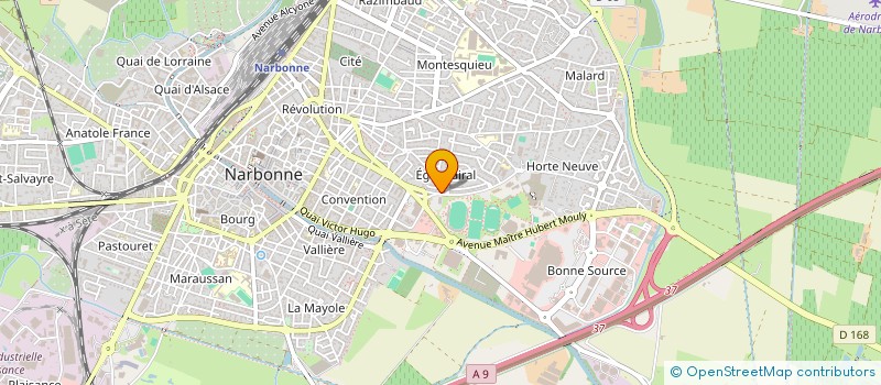 localisation de l'entreprise EURL JC-NF à NARBONNE