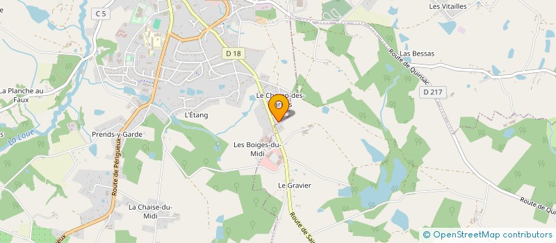 localisation de l'entreprise EURL JC PROD à SAINT-YRIEIX-LA-PERCHE