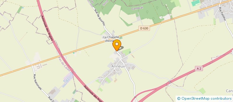 localisation de l'entreprise EURL JCDPI HOLDING à ANNEUX