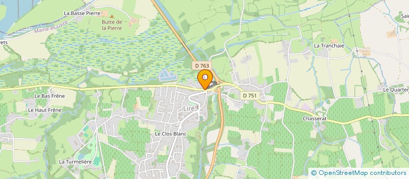 localisation de l'entreprise EURL JCE  OREE-D'ANJOU