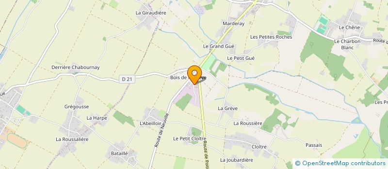 localisation de l'entreprise EURL JCJ EVENTS  SAINT-MARTIN-LA-PALLU