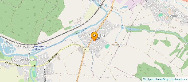 localisation de l'entreprise EURL JD DIFFUSION  REHAINVILLER