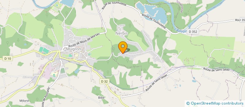 localisation de l'entreprise EURL JD PEINTURE  NERBIS