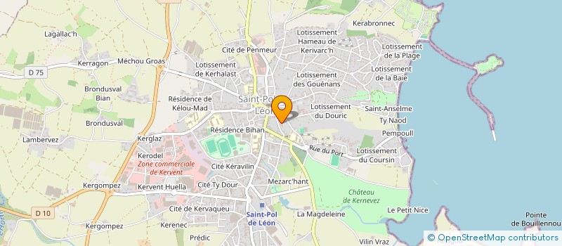 localisation de l'entreprise EURL JD PROMOTION à SAINT-POL-DE-LEON