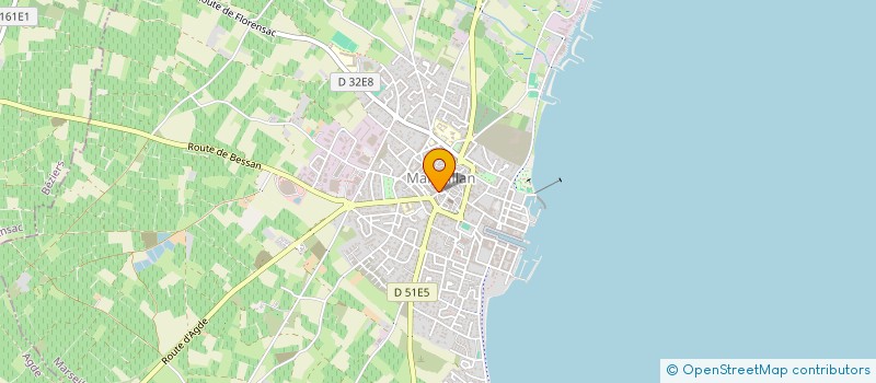 localisation de l'entreprise EURL JEAN à MARSEILLAN