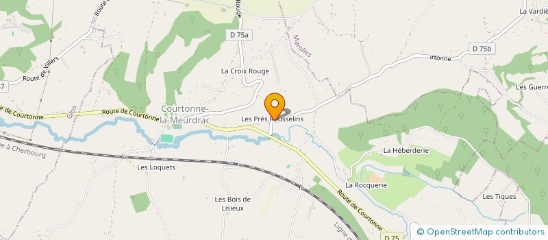 localisation de l'entreprise EURL JEAN-CHARLES ERNAULT  COURTONNE-LA-MEURDRAC