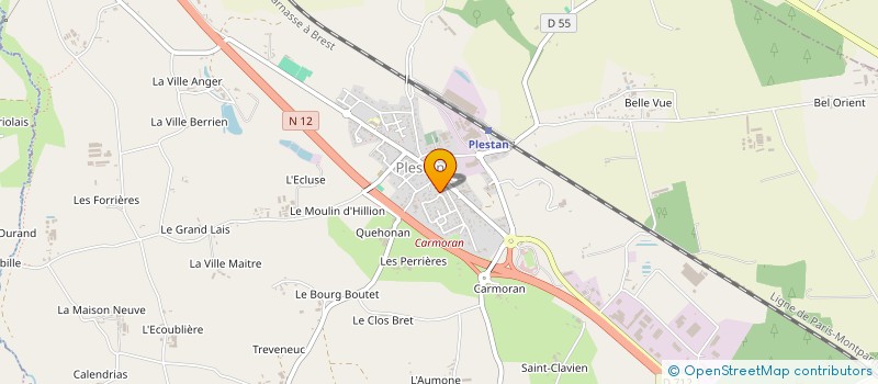 localisation de l'entreprise EURL JEAN-FRANCOIS MOY  PLESTAN