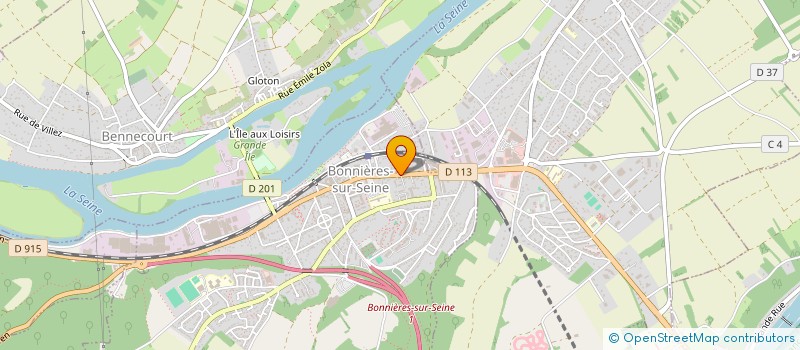 localisation de l'entreprise EURL JEAN JAURES à BONNIERES-SUR-SEINE