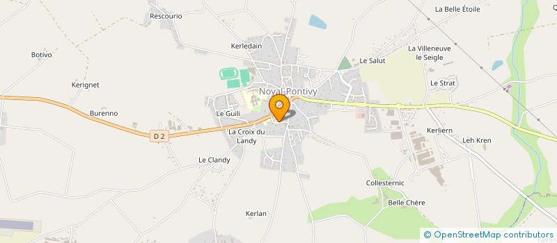 localisation de l'entreprise EURL JEAN LE PICARD à SAINT-GERAND-CROIXANVEC