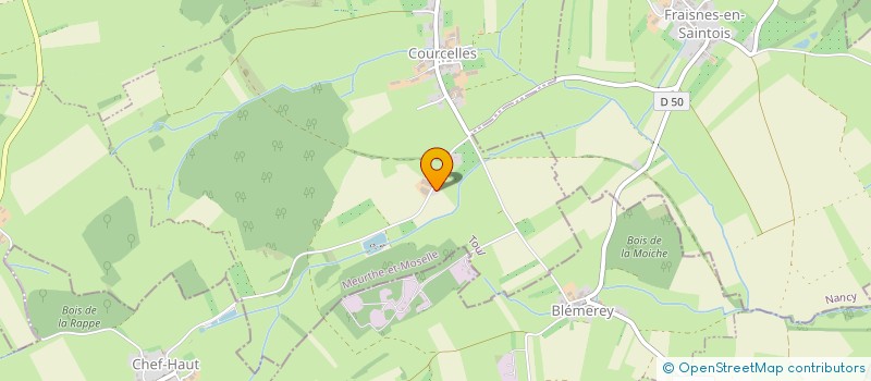 localisation de l'entreprise EURL JEAN LUC BOTTIN  COURCELLES