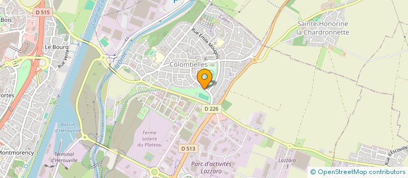 localisation de l'entreprise EURL JEAN-LUC RYCKEBOER  COLOMBELLES