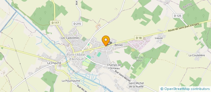 localisation de l'entreprise EURL JEAN MICHEL PILARD  PONT-L'ABBE-D'ARNOULT