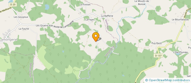 localisation de l'entreprise EURL JEANCIA  LAMONGERIE