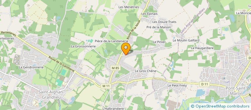 localisation de l'entreprise EURL JEANNE-MARIE  SAINT-AIGNAN-GRANDLIEU