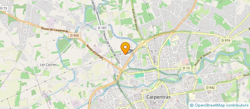 localisation de l'entreprise EURL JEGO RENOVATION HABITAT & MENUISERIES à CARPENTRAS