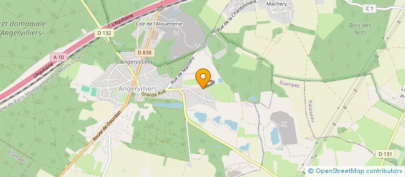 localisation de l'entreprise EURL JELEM  ANGERVILLIERS