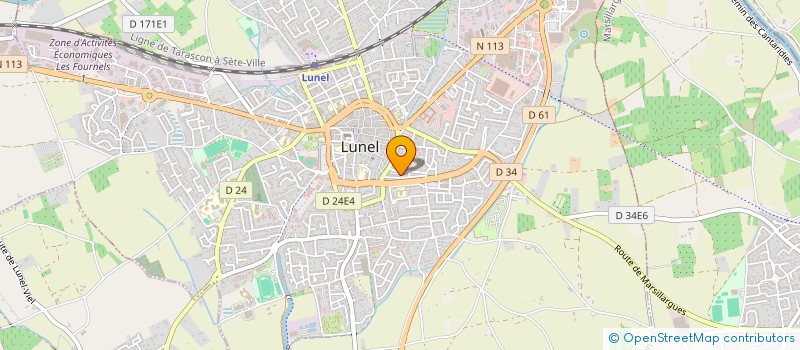 localisation de l'entreprise EURL JEOUIT  LUNEL