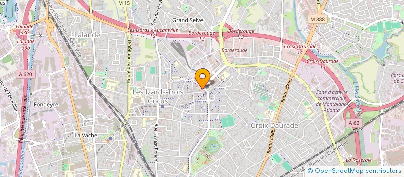 localisation de l'entreprise EURL JEREMI LAVERGNE  TOULOUSE